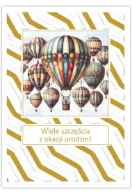 Trend Karnet Silver urodziny m�skie