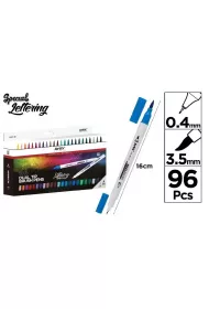 Artix Marker dwustronny p�dzelkowy 96 kolor�w
