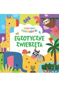 Egzotyczne zwierzta. Kolorowe rozkadanki