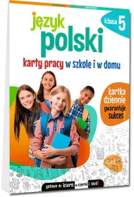 Jzyk polski. Karty pracy w szkole i w domu. Klasa 5