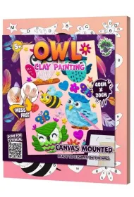 Panta Plast Zestaw do wyklejania plastelin� - Sowa