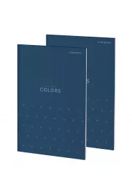 Top-2000 Blok notatnikowy Colors A4 Kratka, 5 mm niebieski 50 kartek