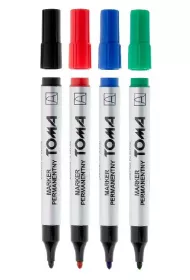 Toma Marker permanentny okr�g�y mix 4 szt.