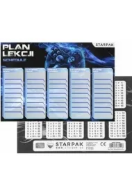 Starpak Plan lekcji z tabliczk� mno�enia Gaming 25 szt.