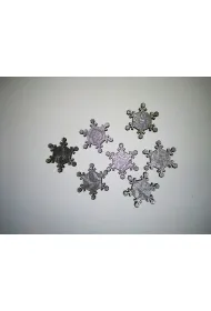 Gwiazdki na przylepcu srebrna �r.2,5cm
