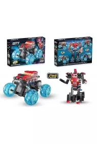 Klocki auto-robot ze �wiat�em MIX