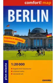 Berlin plan miasta laminowany
