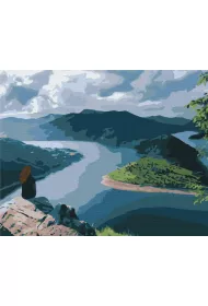 Twoje Hobby Malowanie po numerach - Podr�nik na kraw�dzi �wiat�a 40x50cm