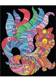 Kolorowanka welwetowa 47x35cm Kitsune Lis...