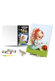 Qbee Malowanie po numerach - Niezwyk�e spotkanie 30x40cm