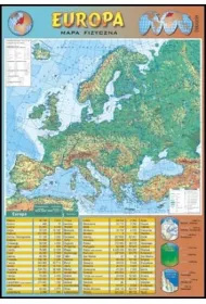 Europa mapa fizyczna