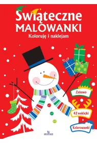 �wi�teczne malowanki. Koloruj� i naklejam