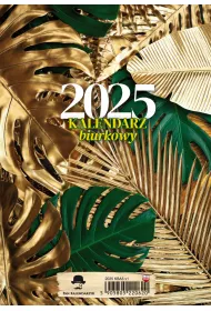 Kalendarz 2025 biurkowy pionowy tygodniowy KBA5 mix wzorw
