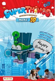 Puzzle 3D SuperThings. Figurka Enigma Magic Box