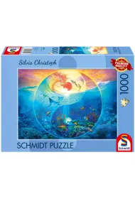 Puzzle PQ 1000 el. W krainie morskich zwierz�t Schmidt