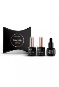 Silcare Zestaw Mani More Special Gift UV/LED Lakiery hybrydowe do paznokci + 24K Millionails Suchy olejek do skrek i paznokci 2 x 10 g + 15 ml