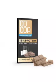 Cocoa Czekolada biaa proteinowa z biakiem WPC bez dodatku cukrw 65 g