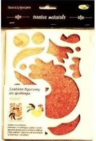 Galeria Hobby Szablon figurowy do quillingu kogut 14.5x19cm