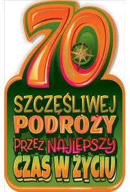 AbCard Kartka okoliczno�ciowa Urodziny 70