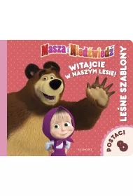 Masza i Nied�wied�. Witajcie w naszym lesie! Le�ne szablony
