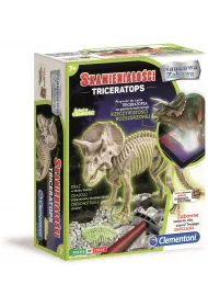 Skamienia�o�ci - Triceratops fluorescencyjny Clementoni
