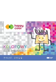Blok rysunkowy kolorowy A3 80g Happy Color 10 szt.