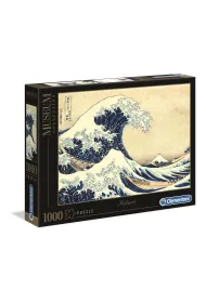 Puzzle 1000 el. Wielka fala w Kanagawie. Hokusai Clementoni