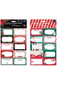 Interdruk Etykiety na prezenty 20 szt. Christmas