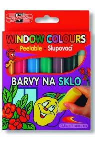 Koh-I-Noor Farby witraowe 9738 5 kolorw + 2 kontury