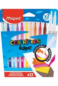 Maped Flamastry Colorpeps Oops wymazywalne 12 szt.