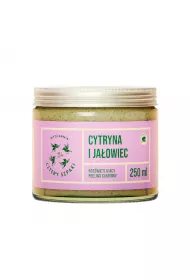 Mydlarnia 4 Szpaki Rozwietlajcy peeling do ciaa - cytryna i jaowiec 250 ml