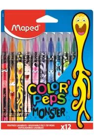 Maped Flamastry Colorpeps Monster 12 szt.