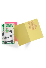 Kukartka Karnet B6 DK-855 Roczek panda