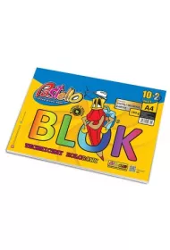 Pastello Blok techniczny A4 kolorowy 12 kartek