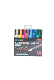 Uni Mitsubishi Pencil Markery PC5-M Posca Uni 8 szt.
