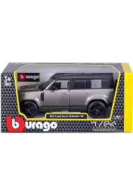 Bburago model land rover defender 2022 silver 1:24
