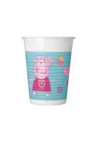 Kubeczki plastikowe �winka Peppa 200ml 8 szt.