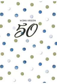 Trend Kartka okoliczno�ciowa Urodziny 50