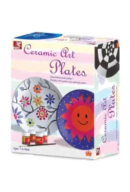 Ceramiczne talerze - zestaw kreatywny. Toy Kraft *