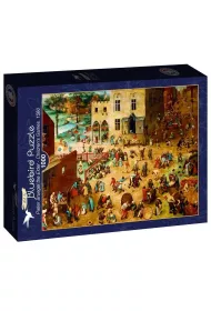Puzzle 1000 el. Brueghel, Dzieci�ce zabawy Bluebird Puzzle