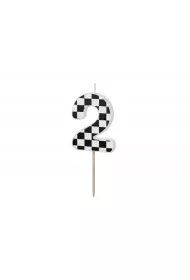 PartyDeco �wieczka urodzinowa 2 5.5cm
