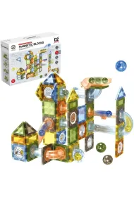 Klocki magnetyczne tor dla kulek 98 element�w