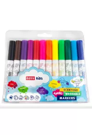 Easy Stationery Flamastry Jumbo spiralne zapachowe 12 szt.