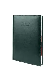 Kalendarz 2027 B5 Agenda Dzienny Zielony