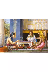 Puzzle 1000 el. Egipcjanie graj� w szachy C-102778-2 Castorland