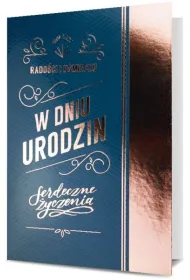 Pan Dragon Karnet star Urodziny m�skie, miedziane K.STAR-103