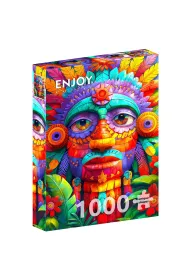 Puzzle 1000 Kolorowy totem Enjoy