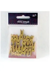 Galeria Hobby Klamerki ozdobne z�ote 25mm