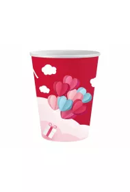 Godan Kubeczki papierowe Love 250ml 6 szt.