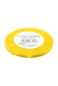 Wst��ka satynowa jasna ��ta 6mm x 32m